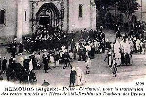 2629- Nemours - Eglise - Ceremonie du transfert des Braves2 - 1899